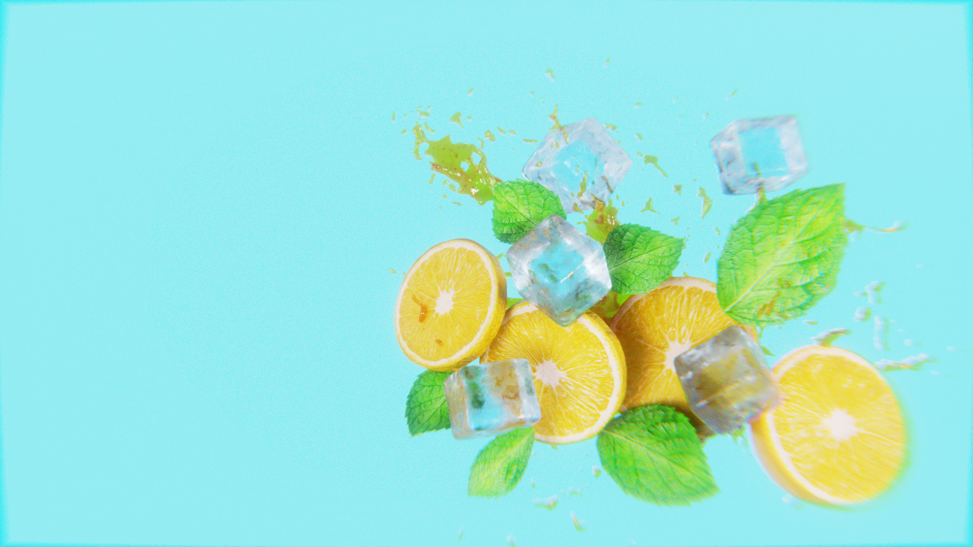 Lemon and mint